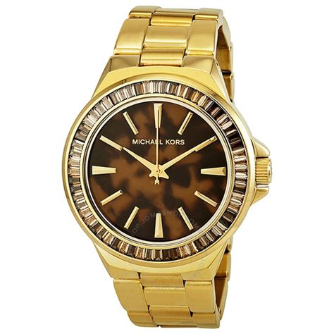 Michael Kors Gramercy Tortoiseshell Dial Gold